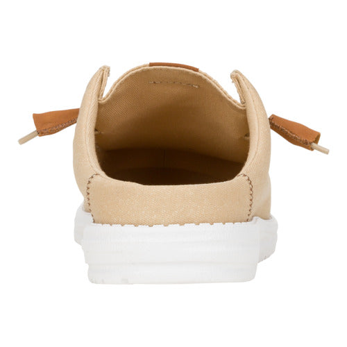 Wally Slip Stretch Canvas – Tan/White - Image 5