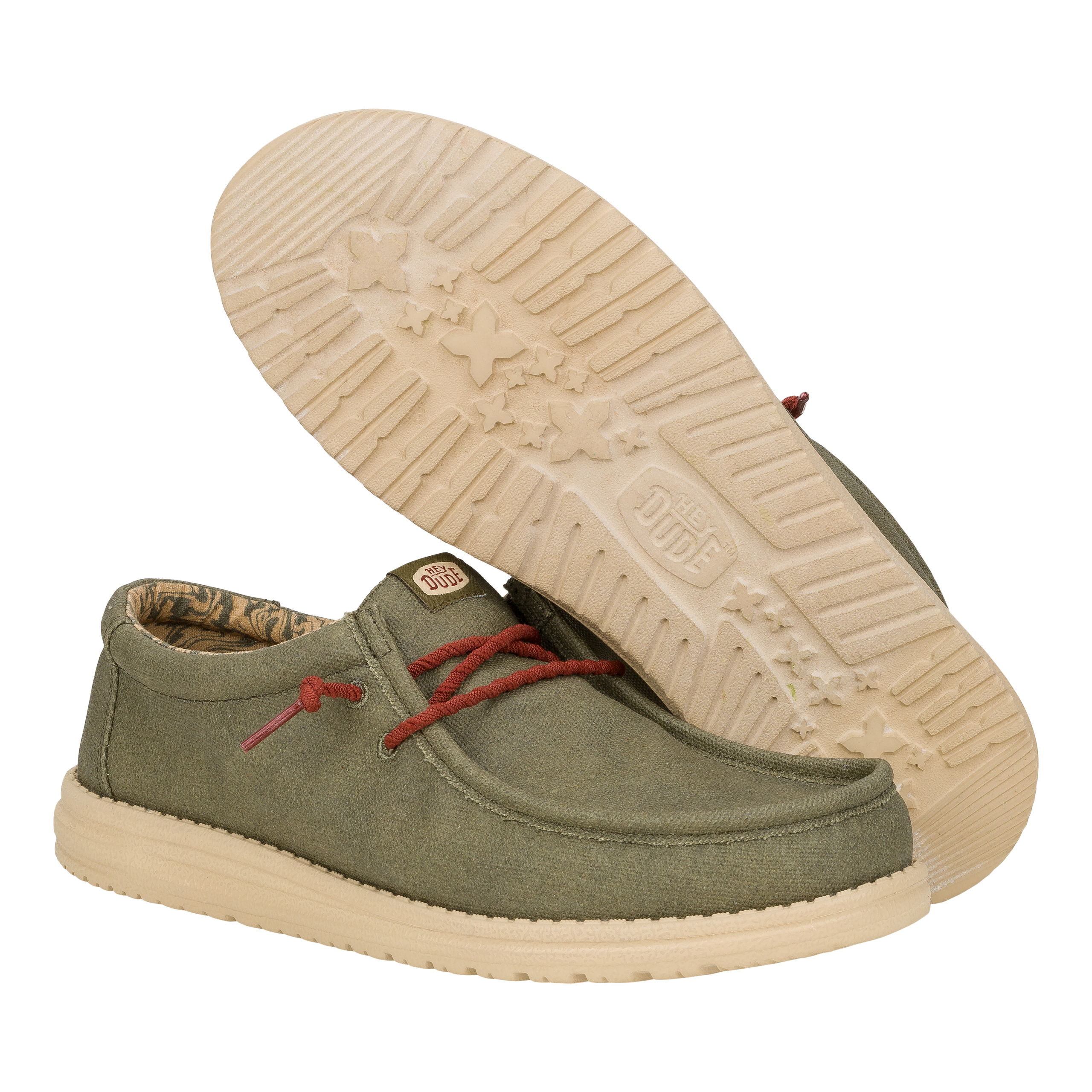 Wally Waxed Canvas Olive - Image 3