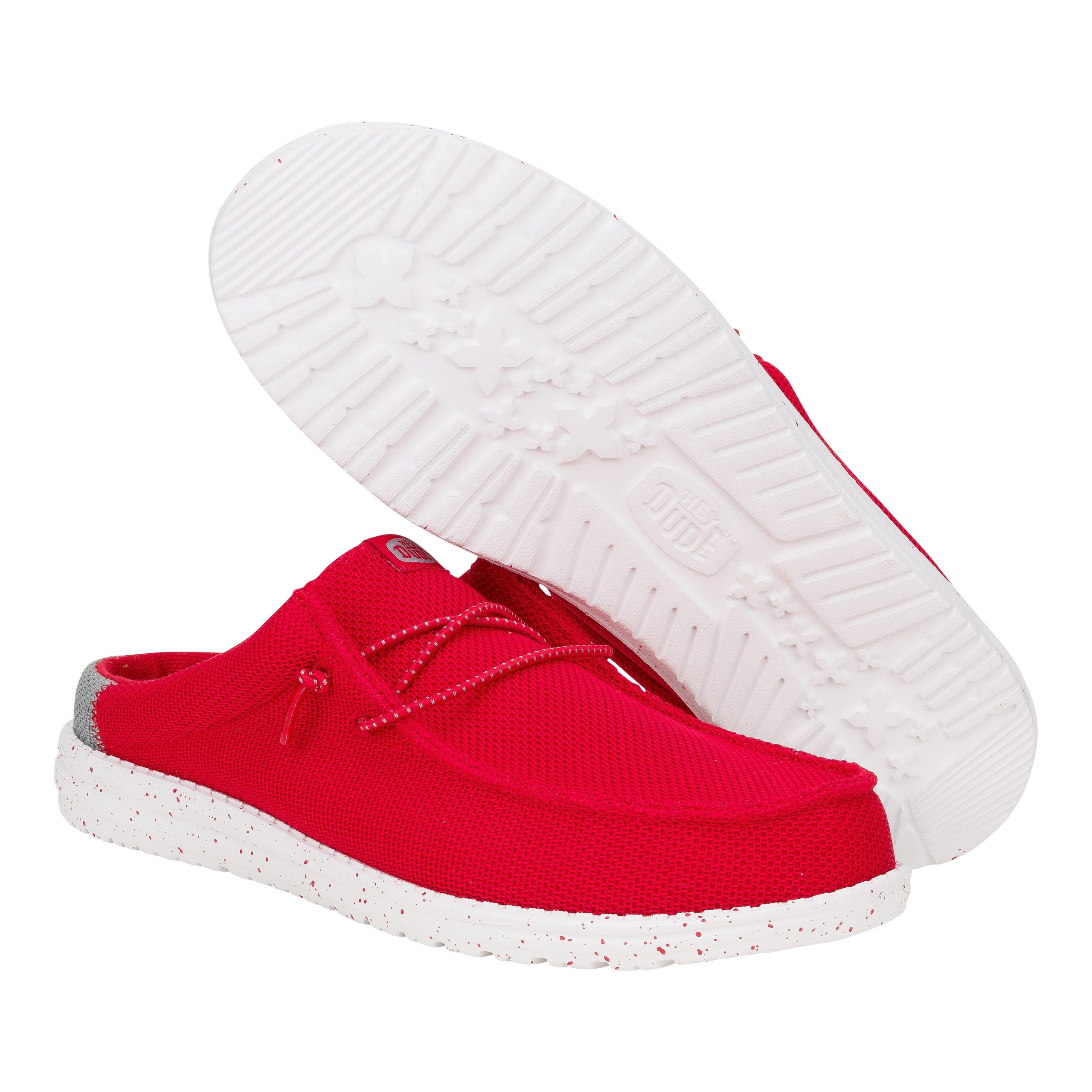 Wally Slip Varsity – Red/Grey - Image 3