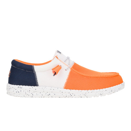 Wally Tri Varsity Mesh – Orange/White - Image 8