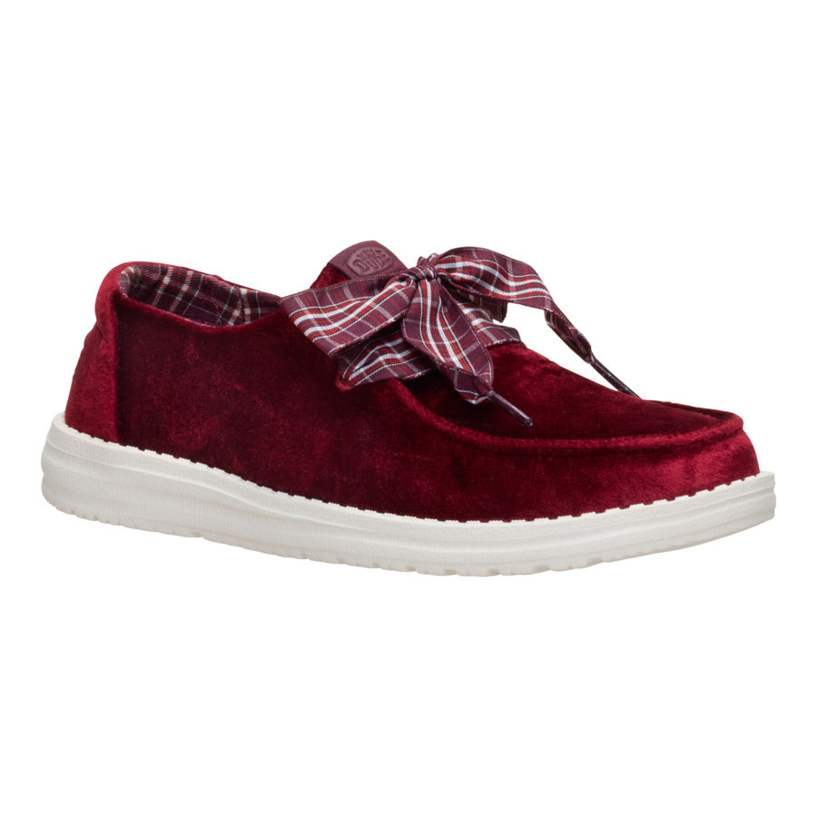 Wendy Holiday Bow – Burgundy - Image 7